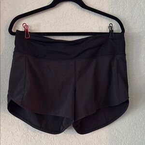 Women's Black Lululemon Athletic Shorts